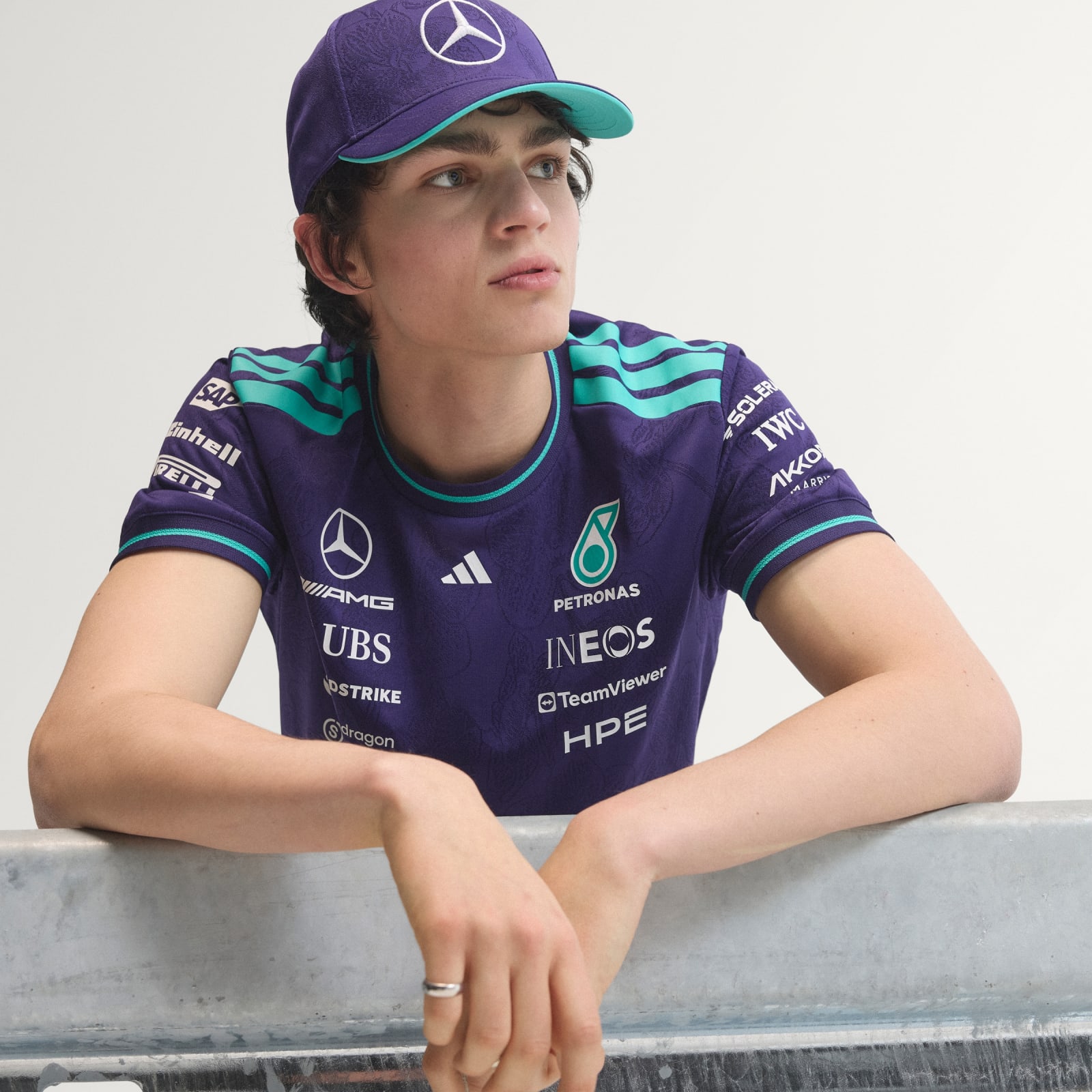 adidas Mercedes-AMG Petronas F1 Team Vanda Bloom Authentic Driver Jersey