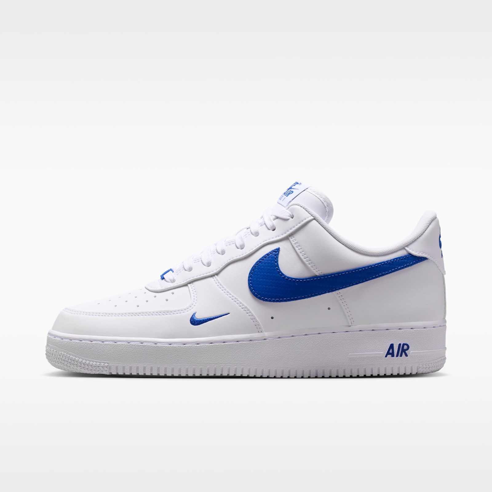 Nike Air Force 1 '07 Men's Shoes — White/Game Royal