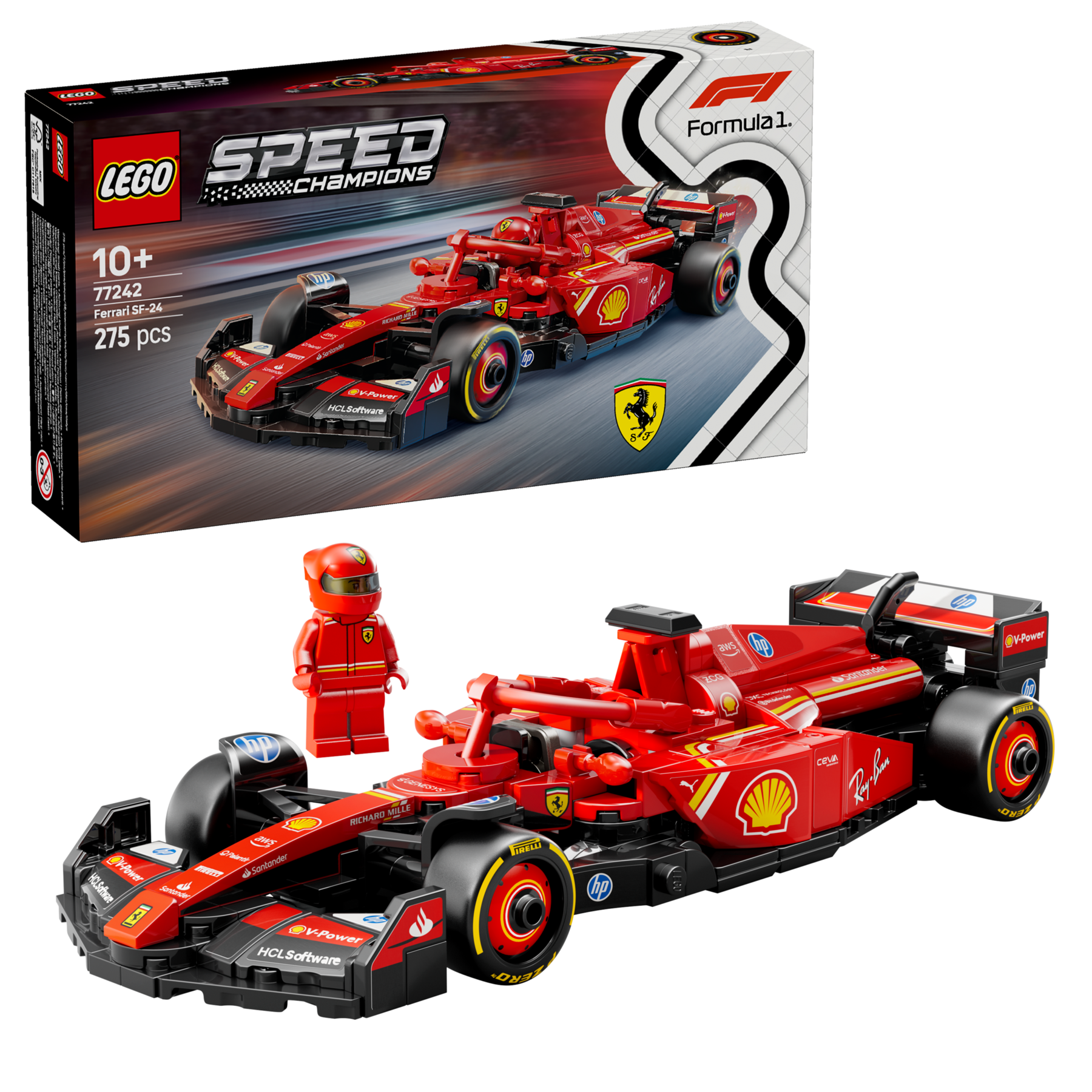LEGO Ferrari SF-24 F1 Race Car 77242