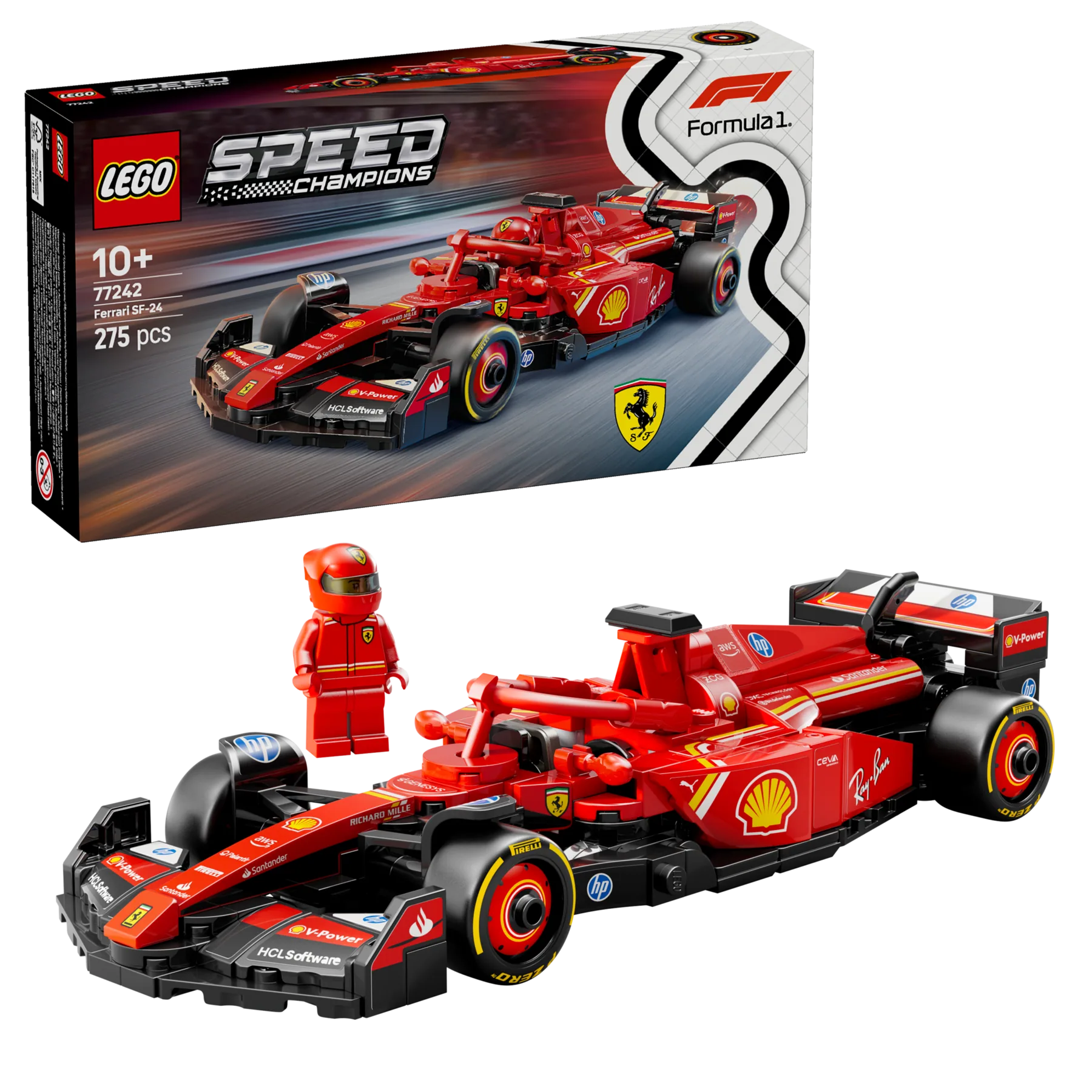 LEGO Ferrari SF-24 F1 Race Car 77242