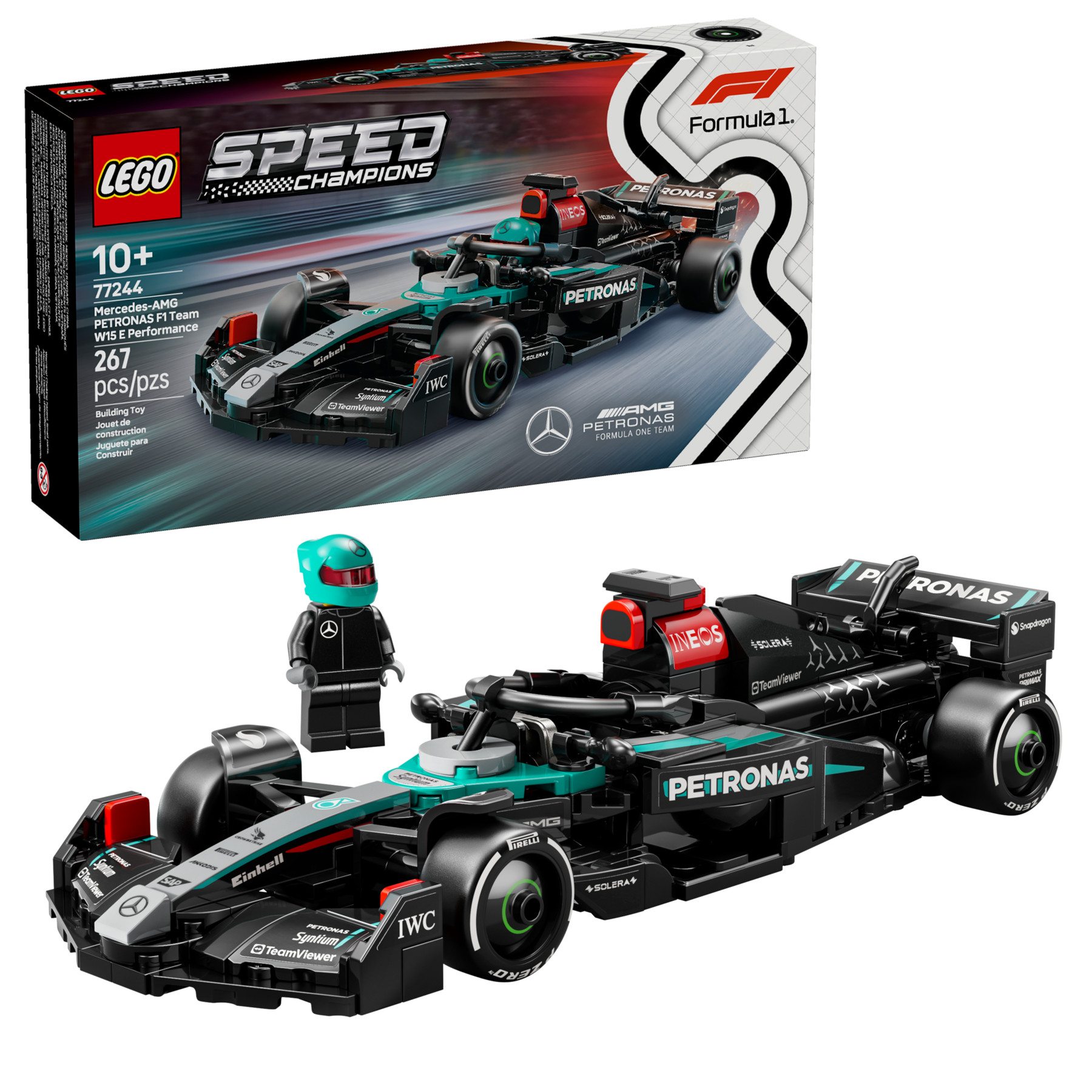 LEGO Mercedes-AMG F1 W15 Race Car 77244