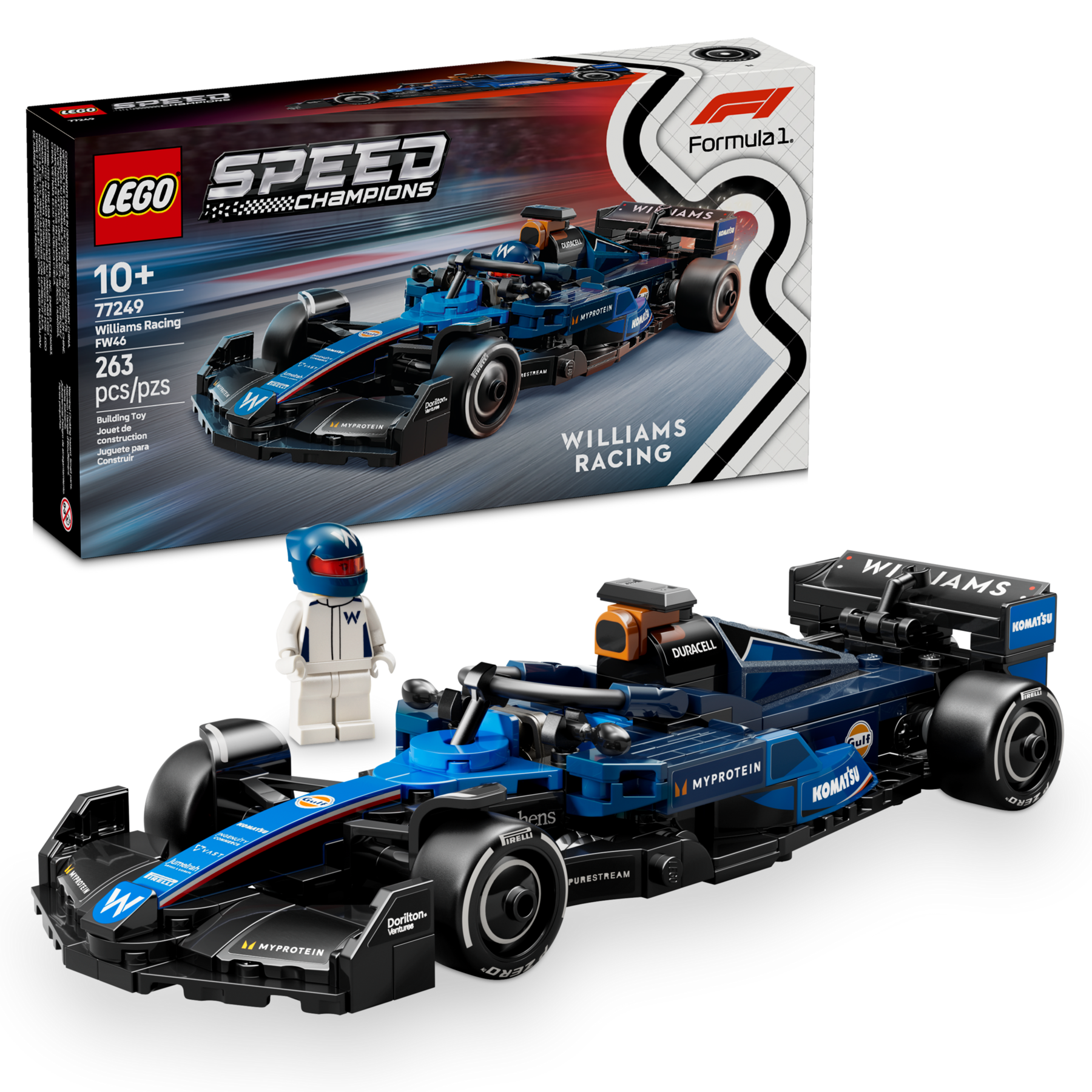 LEGO Williams Racing FW46 F1 Race Car 77249