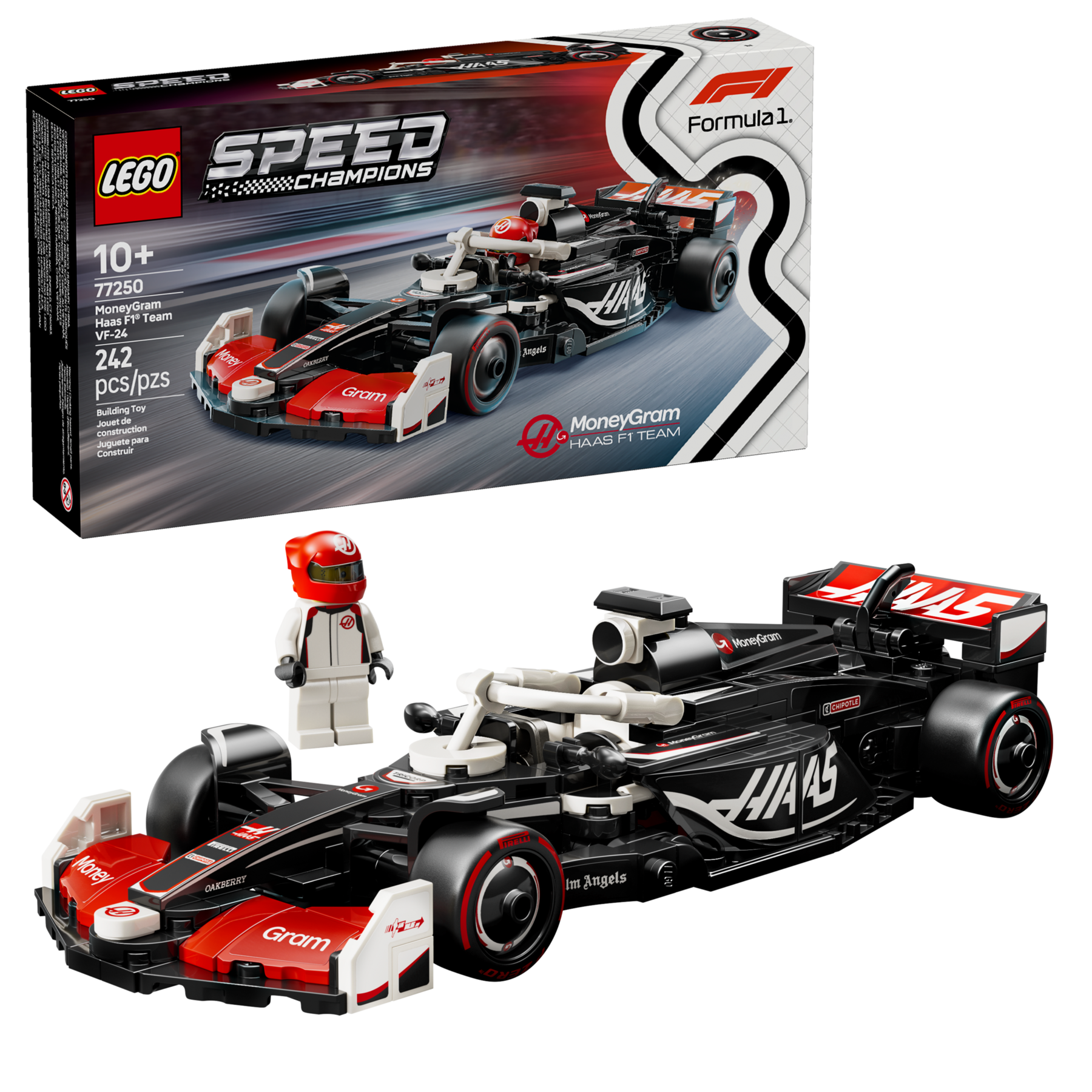 LEGO MoneyGram Haas F1 Team VF-24 Race Car 77250