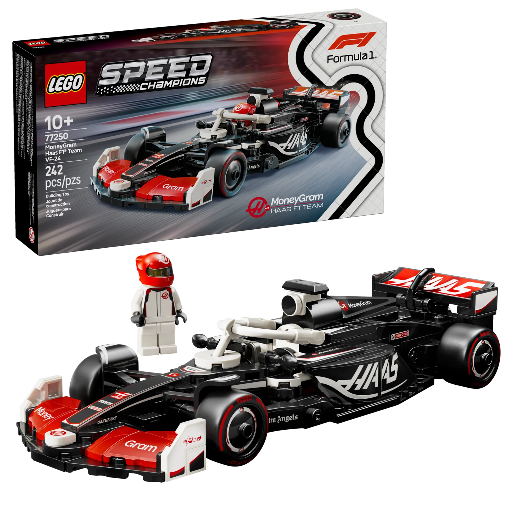 LEGO MoneyGram Haas F1 Team VF-24 Race Car 77250