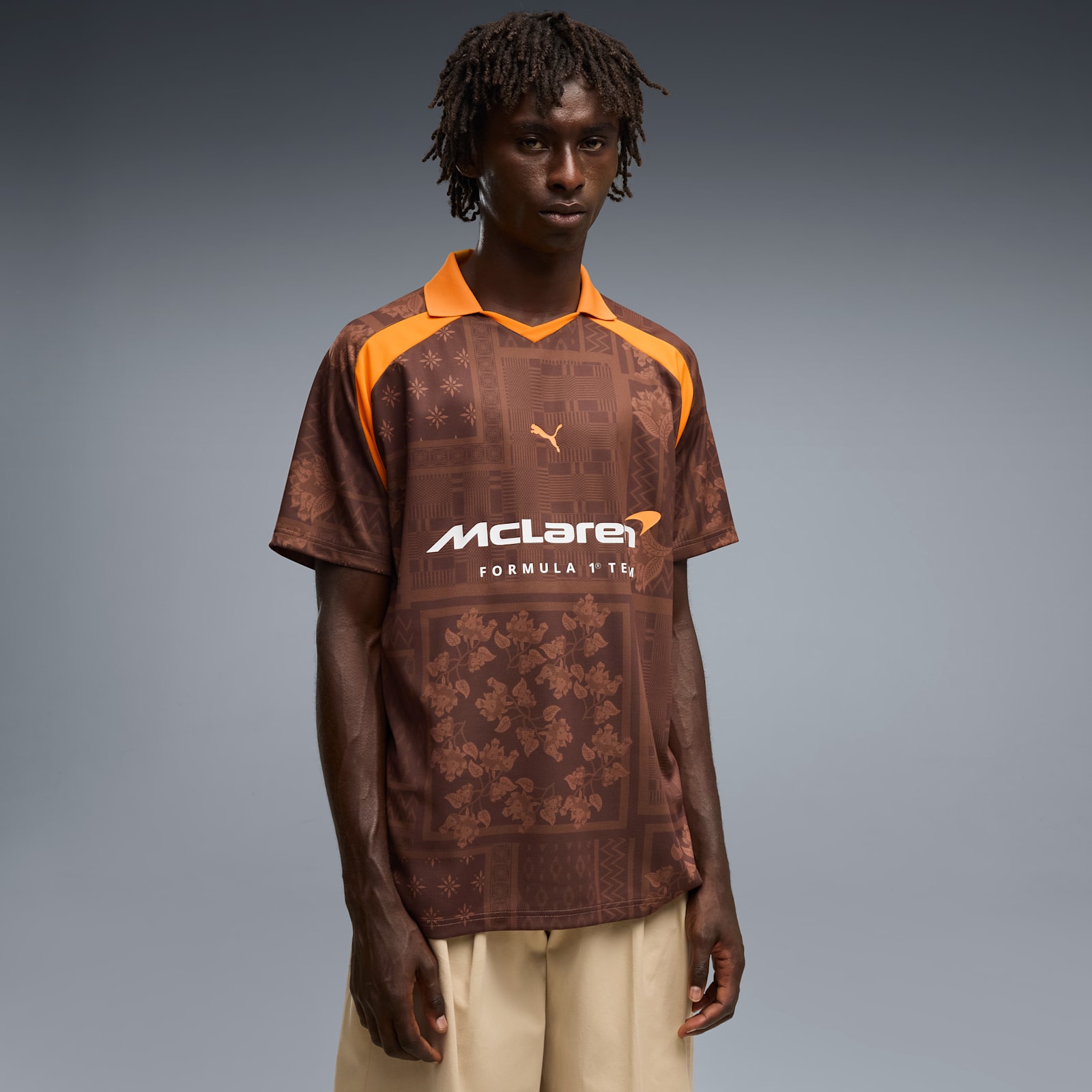 PUMA McLaren Mastercard F1 Team SEA Edition Jersey Men — Espresso Brown