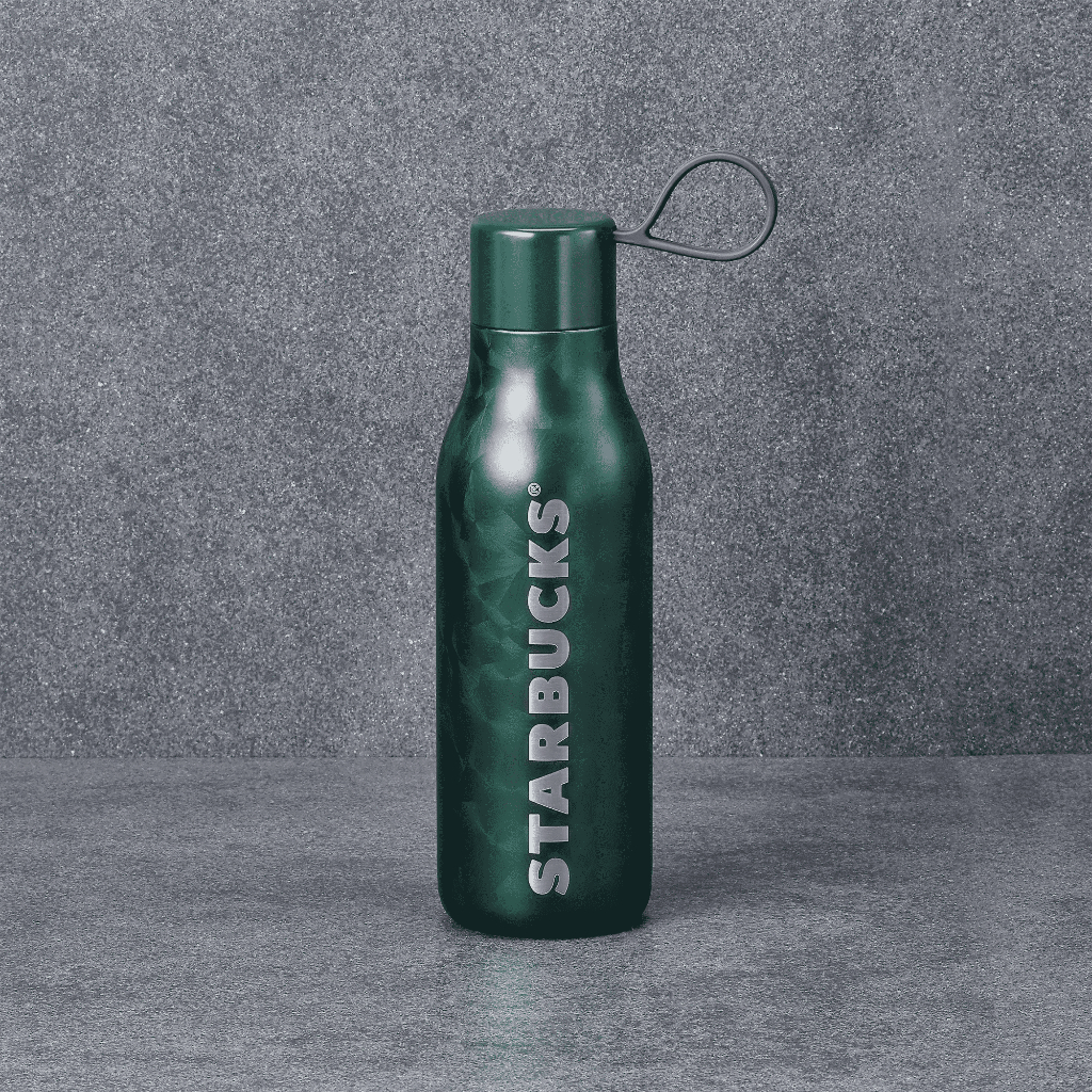 Starbucks Essential Iced Ash Green Stainless Steel Water Bottle 20oz