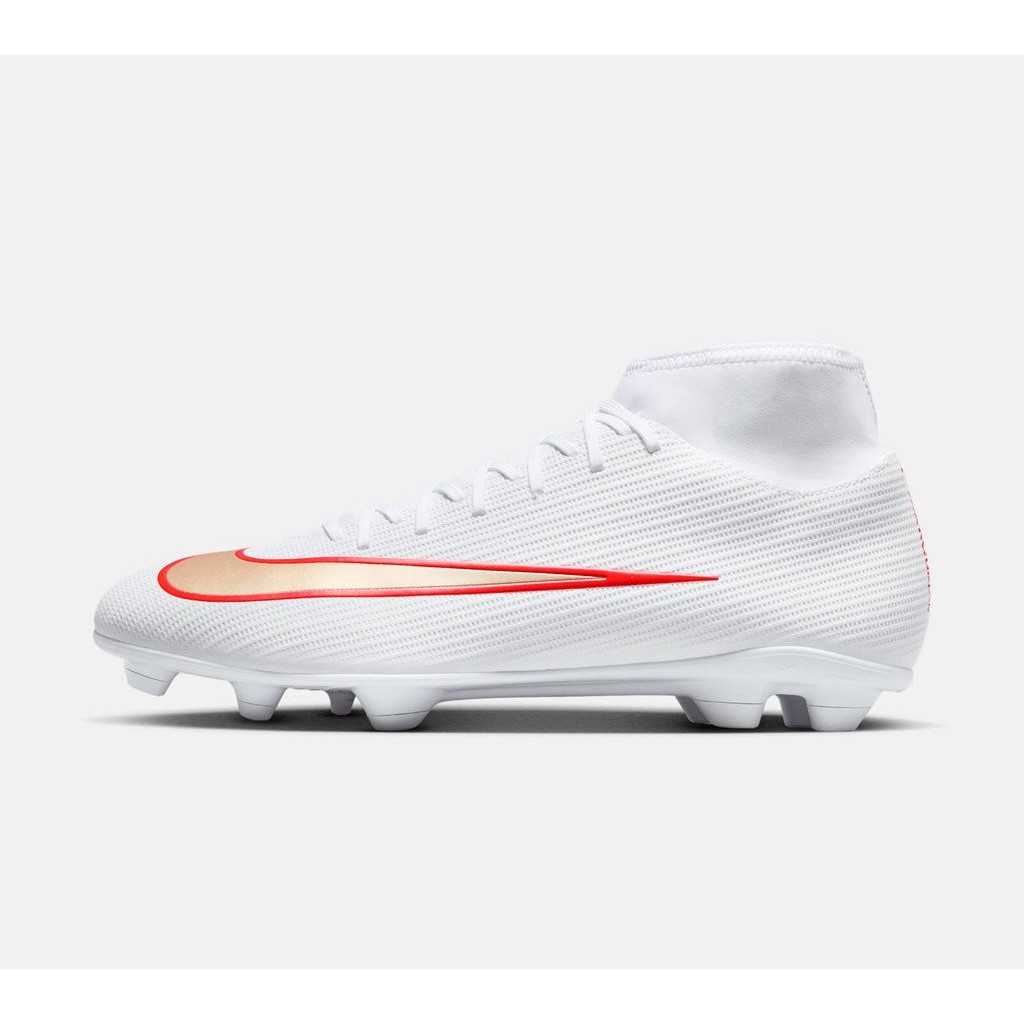 Nike Men's Mercurial Superfly 11 Club Multi-Ground High-Top Soccer Cleats White
