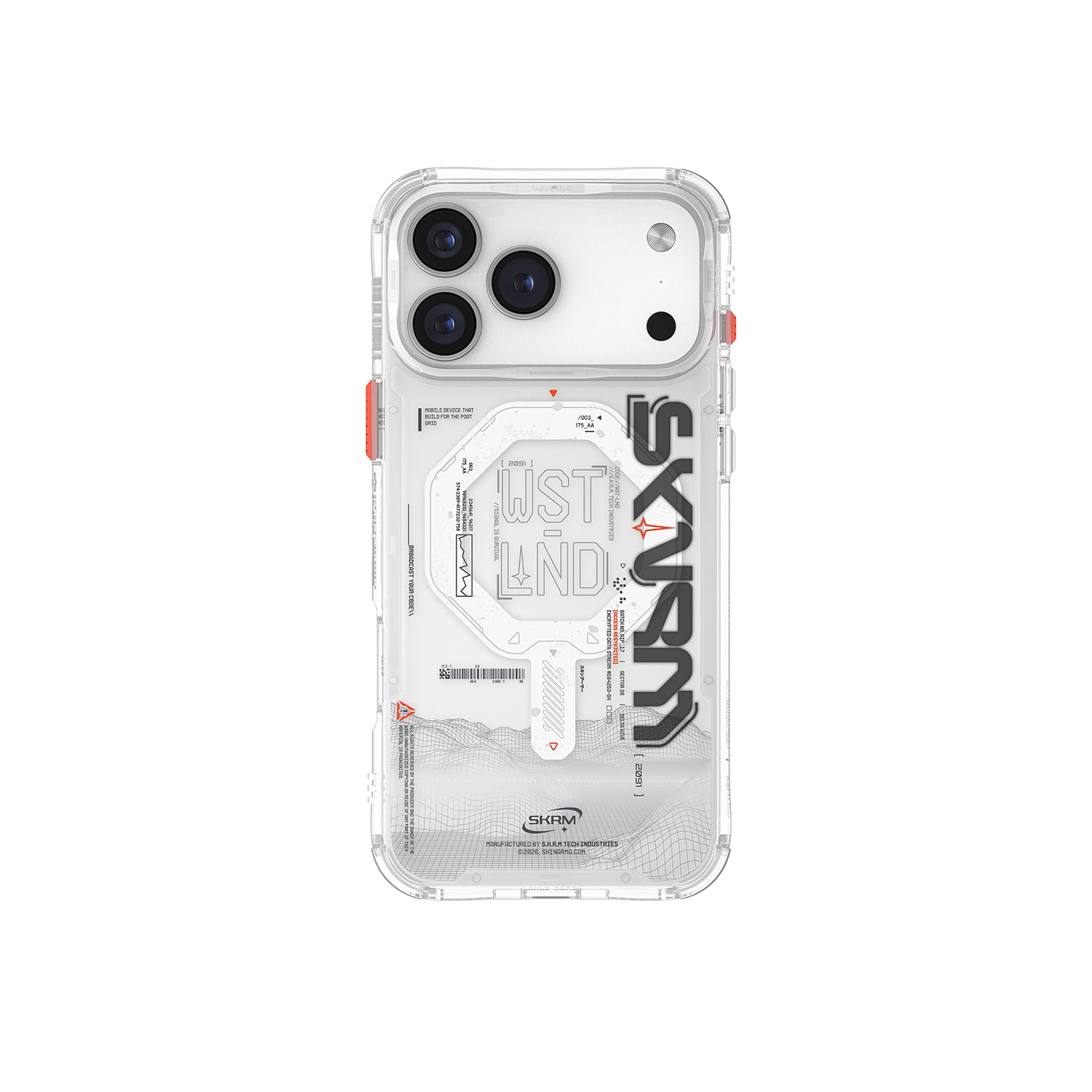 Skinarma Sonix Semi-Clear Mag-Charge Case (iPhone 17)