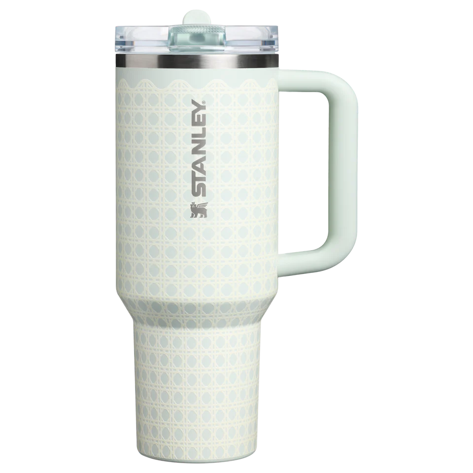 Stanley Quencher ProTour Flip Straw Tumbler 40oz Mist Rattan (Picnic Collection)