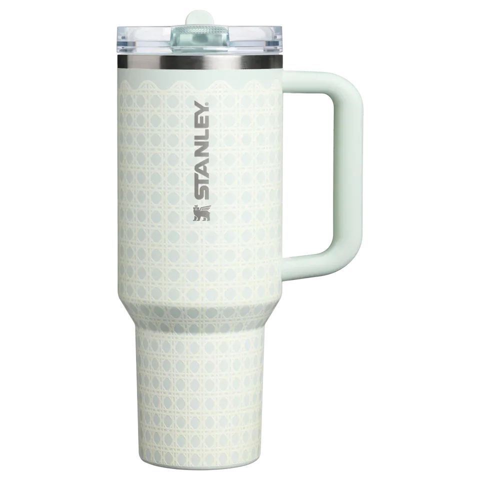 Stanley Quencher ProTour Flip Straw Tumbler 40oz Mist Rattan (Picnic Collection)