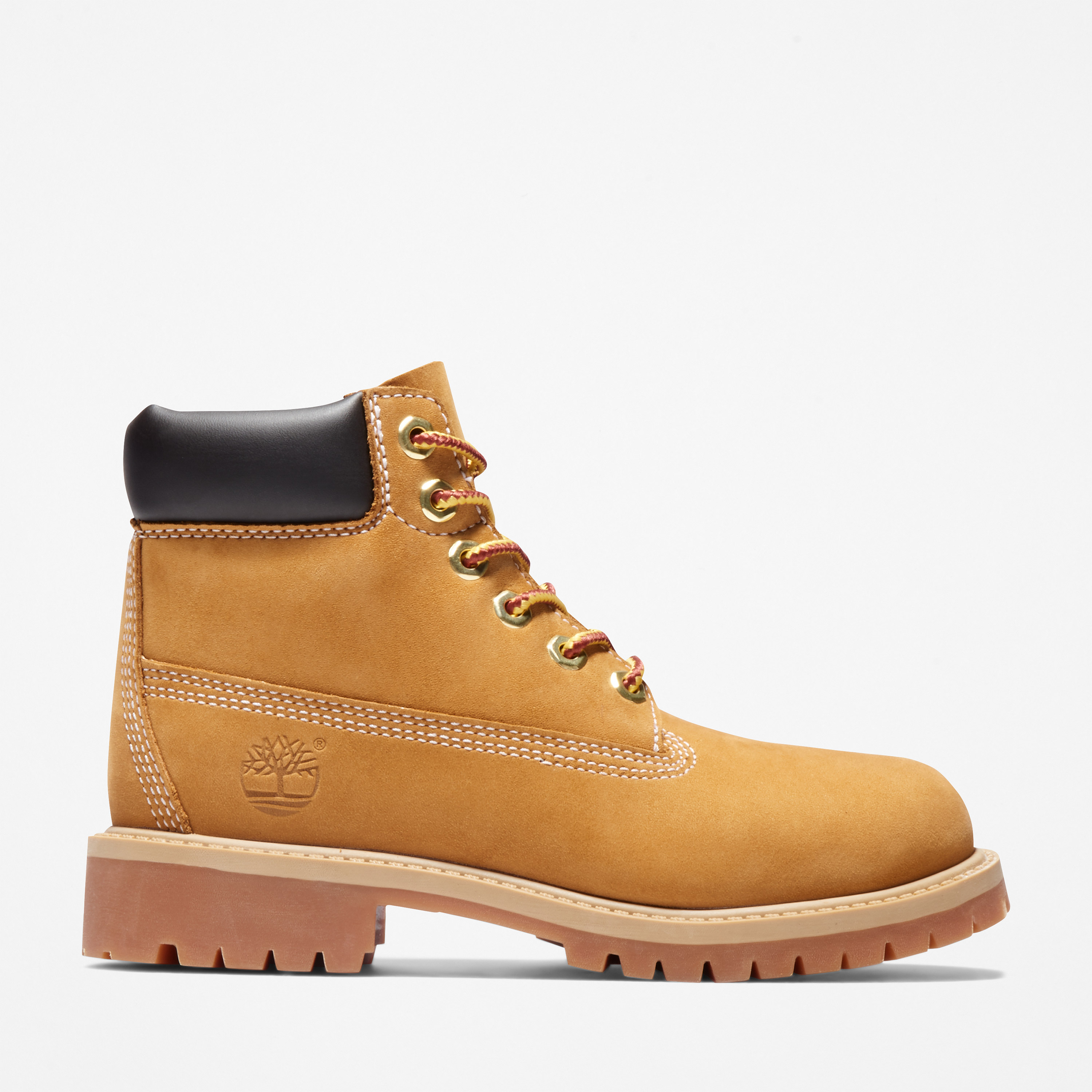 Timberland Youth Premium 6-Inch Waterproof Boot Wheat Nubuck