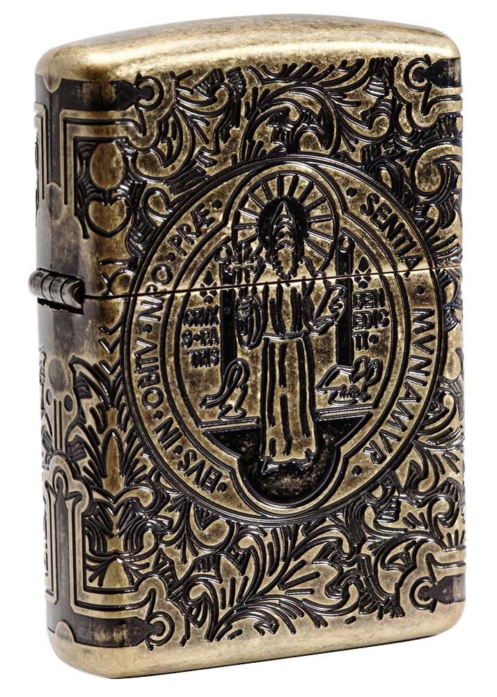Zippo St. Benedict Design Lighter