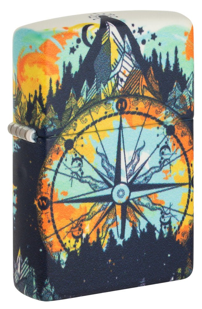 Zippo Compass Design Lighter (Glow-in-the-Dark)